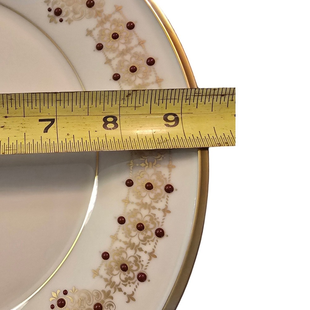 Set of‎ 8 LENOX JEWELED ACCENTS DIMENSION COLLECTION9-3/8" Luncheon - Picture 7 of 7